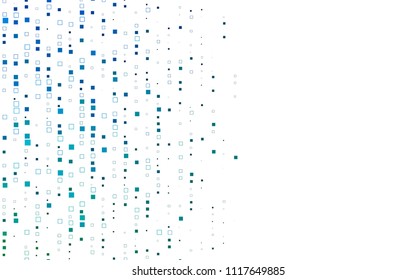 Light BLUE vector abstract textured polygonal background. Blurry rectangular design. The pattern with repeating rectangles can be used for background.