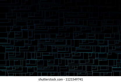 Light BLUE vector abstract textured polygonal background. Blurry rectangular design. The pattern with repeating rectangles can be used for background.