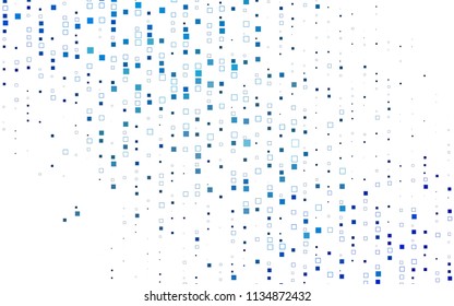 Light BLUE vector abstract textured polygonal background. Blurry rectangular design. The pattern with repeating rectangles can be used for background.