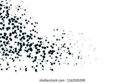 Light BLUE vector abstract textured polygonal background. Blurry rectangular design. The pattern with repeating rectangles can be used for background.