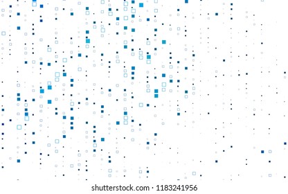 Light BLUE vector abstract textured polygonal background. Blurry rectangular design. The pattern with repeating rectangles can be used for background.