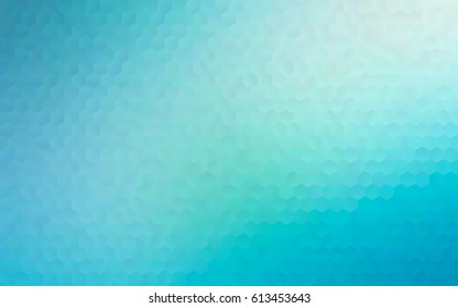 Light BLUE vector abstract textured polygonal background. Brand-new blurry hexagonal design. Pattern can be used for background.