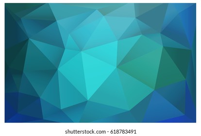 Light BLUE vector abstract textured polygonal background. Blurry triangle design. Pattern can be used for background.