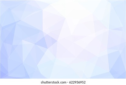 Light BLUE vector abstract textured polygonal background. Blurry triangle design. Pattern can be used for background.