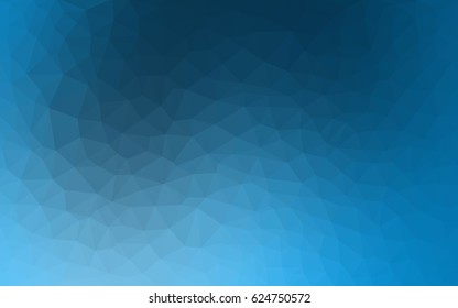 Light BLUE vector abstract textured polygonal background. Blurry triangle design. Pattern can be used for background.