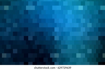 Light blue vector abstract textured polygonal background. Blurry rectangular design. The pattern with repeating rectangles can be used for background.