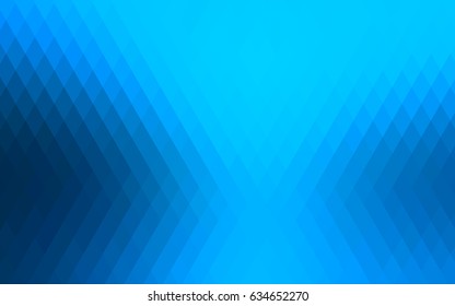 Light BLUE vector abstract textured polygonal background. Blurry rectangular design. The pattern with repeating rectangles can be used for background.