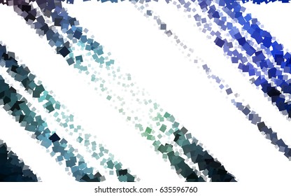 Light BLUE vector abstract textured polygonal background. Blurry rectangular design. The pattern with repeating rectangles can be used for background.