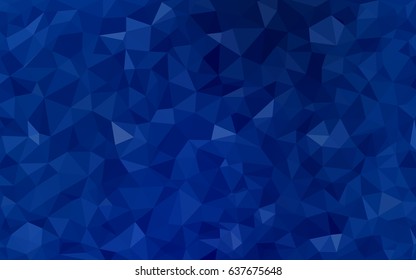 Light BLUE vector abstract textured polygonal background. Blurry triangle design. Pattern can be used for background.