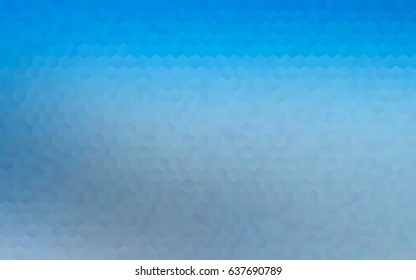 Light Blue vector abstract textured polygonal background. Brand-new blurry hexagonal design. Pattern can be used for background.
