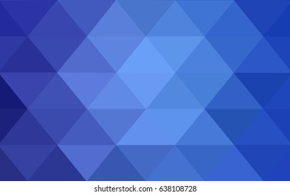 Light BLUE vector abstract textured polygonal background. Blurry triangle design. Pattern can be used for background.