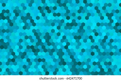 Light BLUE vector abstract textured polygonal background. Brand-new blurry hexagonal design. Pattern can be used for background.