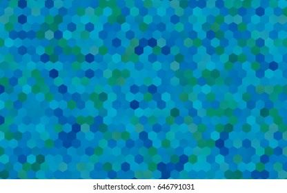 Light BLUE vector abstract textured polygonal background. Brand-new blurry hexagonal design. Pattern can be used for background.