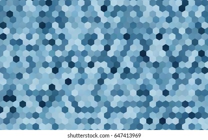 Light BLUE vector abstract textured polygonal background. Brand-new blurry hexagonal design. Pattern can be used for background.
