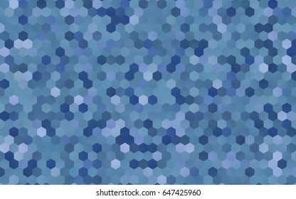 Light BLUE vector abstract textured polygonal background. Brand-new blurry hexagonal design. Pattern can be used for background.