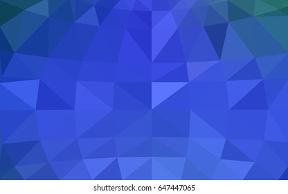 Light BLUE vector abstract textured polygonal background. Blurry triangle design. Pattern can be used for background.