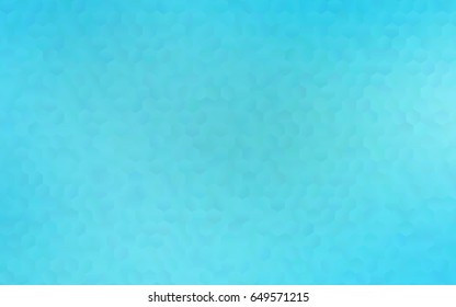 Light BLUE vector abstract textured polygonal background. Brand-new blurry hexagonal design. Pattern can be used for background.