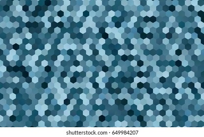 Light BLUE vector abstract textured polygonal background. Brand-new blurry hexagonal design. Pattern can be used for background.