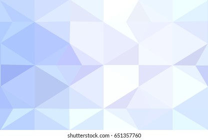 Light BLUE vector abstract textured polygonal background. Blurry triangle design. Pattern can be used for background.