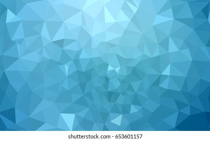 Light BLUE vector abstract textured polygonal background. Blurry triangle design. Pattern can be used for background.