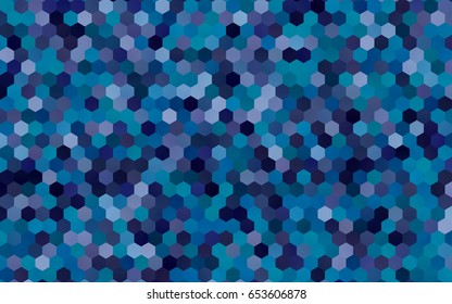 Light BLUE vector abstract textured polygonal background. Brand-new blurry hexagonal design. Pattern can be used for background.