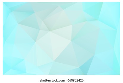 Light BLUE vector abstract textured polygonal background. Blurry triangle design. Pattern can be used for background.