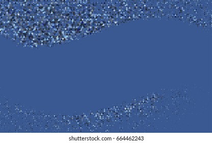 Light BLUE vector abstract textured polygonal background. Brand-new blurry hexagonal design. Pattern can be used for background.