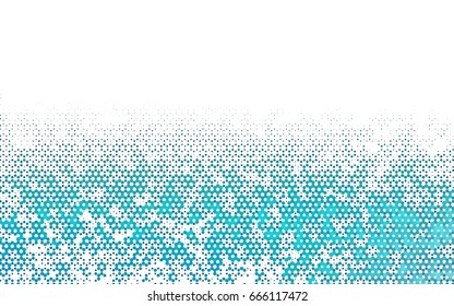 Light BLUE vector abstract textured polygonal background. Brand-new blurry hexagonal design. Pattern can be used for background.