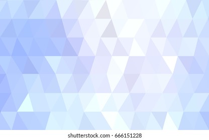 Light BLUE vector abstract textured polygonal background. Blurry triangle design. Pattern can be used for background.