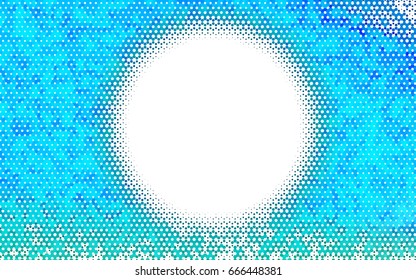 Light BLUE vector abstract textured polygonal background. Brand-new blurry hexagonal design. Pattern can be used for background.