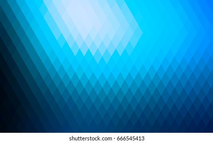 Light BLUE vector abstract textured polygonal background. Blurry rectangular design. The pattern with repeating rectangles can be used for background.