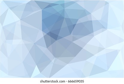 Light BLUE vector abstract textured polygonal background. Blurry triangle design. Pattern can be used for background.