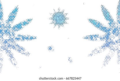 Light BLUE vector abstract textured polygonal background. Brand-new blurry hexagonal design. Pattern can be used for background.