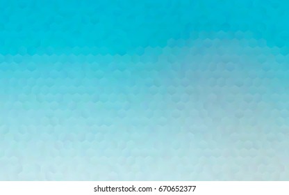 Light BLUE vector abstract textured polygonal background. Brand-new blurry hexagonal design. Pattern can be used for background.