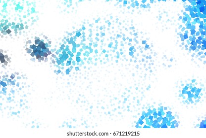 Light BLUE vector abstract textured polygonal background. Blurry rectangular design. The pattern with repeating rectangles can be used for background.