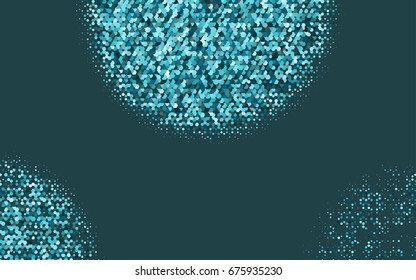 Light BLUE vector abstract textured polygonal background. Brand-new blurry hexagonal design. Pattern can be used for background.
