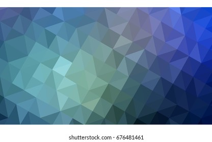Light BLUE vector abstract textured polygonal background. Blurry triangle design. Pattern can be used for background.