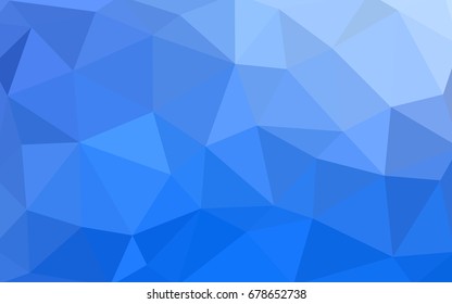 Light BLUE vector abstract textured polygonal background. Blurry triangle design. Pattern can be used for background.