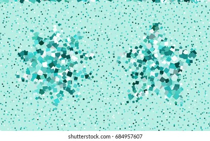 Light BLUE vector abstract textured polygonal background. Blurry rectangular design. The pattern with repeating rectangles can be used for background.