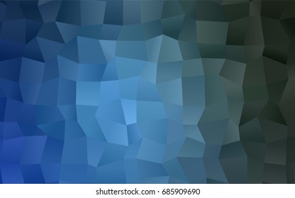 Light BLUE vector abstract textured polygonal background. Blurry rectangular design. The pattern with repeating rectangles can be used for background.