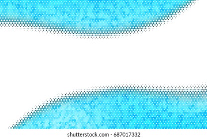 Light BLUE vector abstract textured polygonal background. Brand-new blurry hexagonal design. Pattern can be used for background.