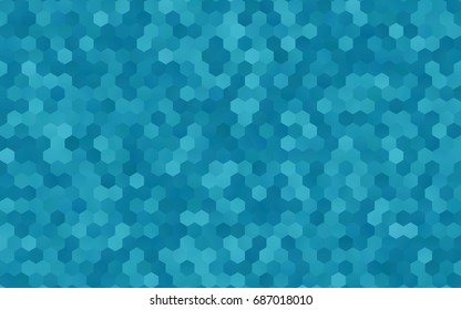 Light BLUE vector abstract textured polygonal background. Brand-new blurry hexagonal design. Pattern can be used for background.