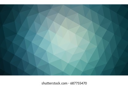 Light BLUE vector abstract textured polygonal background. Blurry triangle design. Pattern can be used for background.