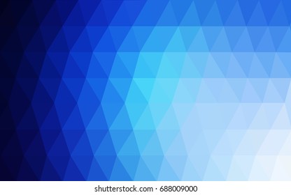 Light BLUE vector abstract textured polygonal background. Blurry triangle design. Pattern can be used for background.