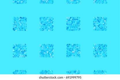 Light BLUE vector abstract textured polygonal background. Brand-new blurry hexagonal design. Pattern can be used for background.