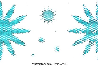 Light BLUE vector abstract textured polygonal background. Brand-new blurry hexagonal design. Pattern can be used for background.