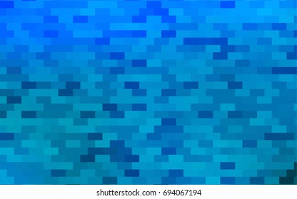 Light BLUE vector abstract textured polygonal background. Blurry rectangular design. The pattern with repeating rectangles can be used for background.