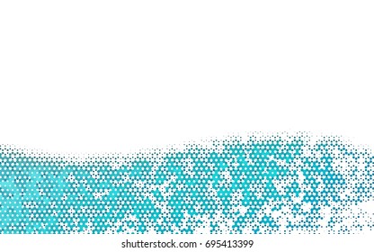 Light BLUE vector abstract textured polygonal background. Brand-new blurry hexagonal design. Pattern can be used for background.