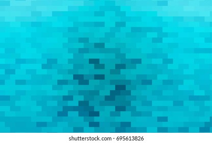 Light BLUE vector abstract textured polygonal background. Blurry rectangular design. The pattern with repeating rectangles can be used for background.