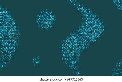Light BLUE vector abstract textured polygonal background. Brand-new blurry hexagonal design. Pattern can be used for background.